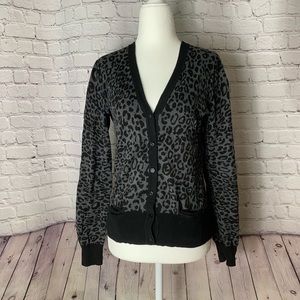 Michael Kors animal print cardigan